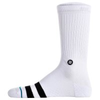 STANCE Unisex Socken 3er Pack - The OG, Logo, Streifen, Crew Socken Schwarz/Weiß/Grau 38-42