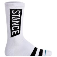 STANCE unisex socks 3-pack - The OG, logo, stripes, crew socks Black/White/Grey 38-42