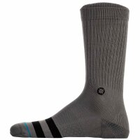 STANCE unisex socks 3-pack - The OG, logo, stripes, crew socks Black/White/Grey 38-42