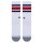 STANCE unisex socks - Boyd ST, logo, stripes, crew socks White/Red/Dark Blue 35-37
