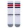 STANCE unisex socks - Boyd ST, logo, stripes, crew socks White/Red/Dark Blue 35-37