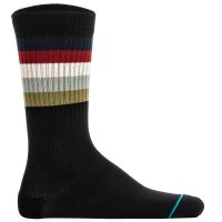 STANCE Unisex Socken - Maliboo, Logo, Streifen, Crew Socken Schwarz 43-47