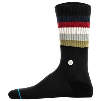 STANCE Unisex Socken - Maliboo, Logo, Streifen, Crew Socken Schwarz 43-47