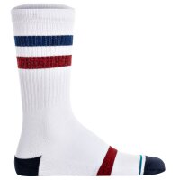 STANCE Unisex Socken 3er Pack - The Americana, Logo,Crew Socken Weiß/Blau/Rot 38-42