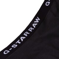 G-STAR womens hipster briefs, 6-pack - hipster, cotton stretch, logo, solid colour Black/white XS (X-Small)