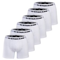 G-STAR mens boxer shorts, 6-pack - Boxer Briefs, Cotton Stretch White M (Medium)
