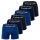 G-STAR Herren Boxershorts, 6er Pack - Boxer Briefs, Cotton Stretch Blau M