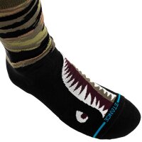 STANCE Unisex Socken - Warbird, Motiv, Logo, Crew Socken Schwarz/Grün 43-47