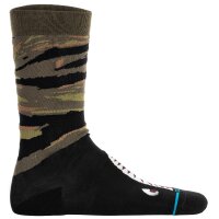 STANCE Unisex Socken - Warbird, Motiv, Logo, Crew Socken Schwarz/Grün 38-42