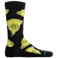 STANCE Unisex Socken - Mean One, Motiv, Logo, Crew Socken Schwarz/Grün 35-37