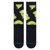 STANCE unisex socks - Mean One, motif, logo, crew socks Black/Green 35-37