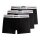 BOSS Herren Trunks, 3er Pack - 3P Revive, Boxershorts, Viskose Stretch, Logo Schwarz S
