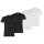 PUMA Mens T-Shirt, Pack of 4  - Basic Crew Tee, round Neck, short Sleeve, uni Black/white M (Medium)