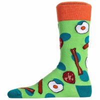 United Oddsocks Mens Socks, 6 Socks Pack - Stockings, Motto Tasty Toes 39-46 (UK 6-11)