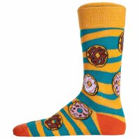 United Oddsocks Mens Socks, 6 Socks Pack - Stockings, Motto Tasty Toes 39-46 (UK 6-11)