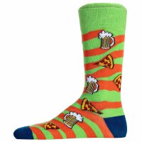 United Oddsocks Mens Socks, 6 Socks Pack - Stockings, Motto Tasty Toes 39-46 (UK 6-11)