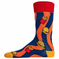 United Oddsocks Mens Socks, 6 Socks Pack - Stockings, Motto Tasty Toes 39-46 (UK 6-11)