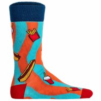 United Oddsocks Mens Socks, 6 Socks Pack - Stockings, Motto Tasty Toes 39-46 (UK 6-11)