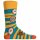 United Oddsocks Mens Socks, 6 Socks Pack - Stockings, Motto Tasty Toes 39-46 (UK 6-11)