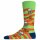 United Oddsocks Mens Socks, 6 Socks Pack - Stockings, Motto Tasty Toes 39-46 (UK 6-11)