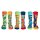United Oddsocks Mens Socks, 6 Socks Pack - Stockings, Motto Tasty Toes 39-46 (UK 6-11)