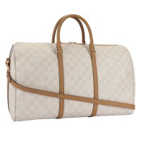 JOOP! Damen Weekender - Cortina Piazza Aurora Weekender lhz, gemustert, 29x50x22cm (HxBxT) Beige