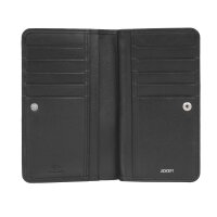 JOOP! Damen Geldbörse - Sofisticato 1.0 Belinda Purse mh10, 9x16x2cm (HxBxT), Echtleder Schwarz