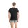 PUMA Herren T-Shirt, 4er Pack - Basic V-Neck, V-Ausschnitt, Kurzarm, uni Schwarz L