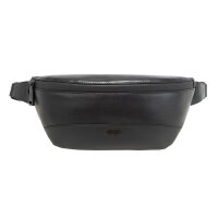 JOOP! Herren Bauchtasche - Manciano Leo Hipbag shz, Echtleder, 14,5x13x9cm (HxBxT) Schwarz