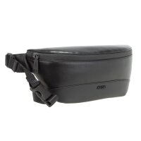 JOOP! Herren Bauchtasche - Manciano Leo Hipbag shz, Echtleder, 14,5x13x9cm (HxBxT) Schwarz
