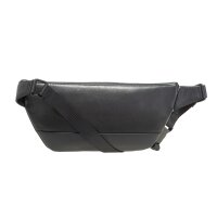 JOOP! Herren Bauchtasche - Manciano Leo Hipbag shz, Echtleder, 14,5x13x9cm (HxBxT) Schwarz