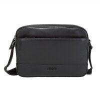 JOOP! Herren Umhängetasche - Manciano Pino Shoulderbag xshz, Echtleder, 15x21x6cm (HxBxT) Schwarz