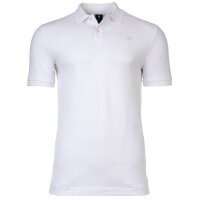 G-STAR Herren Poloshirt - Dunda Slim Polo, Knopfleiste, Bio-Baumwolle Weiß XL