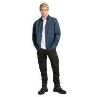 G-STAR Herren Poloshirt - Dunda Slim Polo, Knopfleiste, Bio-Baumwolle Weiß XL