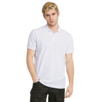 G-STAR mens polo shirt - Dunda Slim Polo, button placket, organic cotton White XL (X-Large)