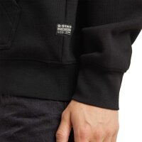 G-STAR Herren Hoodie - Old Skool Logo, Pullover, Kapuze, Bio-Baumwolle Schwarz M