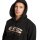 G-STAR mens hoodie - Old Skool logo, pullover, hood, organic cotton Black M (Medium)