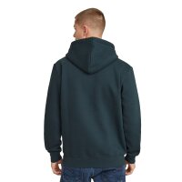 G-STAR mens hoodie - Old Skool logo, pullover, hood, organic cotton Blue S (Small)