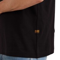 G-STAR mens T-shirt - Originals Underground, round neck, logo, organic cotton Black M (Medium)