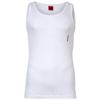 HUGO Herren Unterhemden, 2er Pack - Tank Top Twin Pack, Cotton Stretch Weiß/Grün 2XL