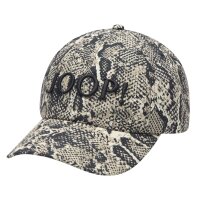 JOOP! ladies cap - snake print, cap, logo, one size Beige/Black