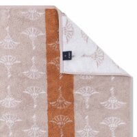 JOOP! Handtuch - Divided, Cornflower, Wendetuch, Walkfrottier, Baumwolle Beige 50x100cm