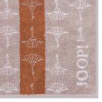 JOOP! Handtuch - Divided, Cornflower, Wendetuch, Walkfrottier, Baumwolle Beige 50x100cm