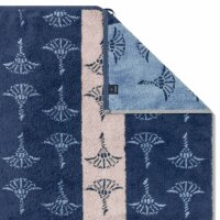 JOOP! shower towel - Divided, Cornflower, reversible towel, terry towelling, cotton Blue 80x150 cm