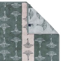 JOOP! Duschtuch - Divided, Cornflower, Wendetuch, Walkfrottier, Baumwolle Salbei 80x150 cm