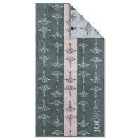 JOOP! shower towel - Divided, Cornflower, reversible towel, terry towelling, cotton Sage 80x150 cm