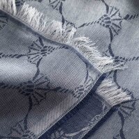 JOOP! Herren Schal - Ferdis, Wendeschal , Cornflower, Logo Dunkelblau