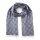 JOOP! mens scarf - Ferdis, reversible scarf, cornflower, logo Dark blue