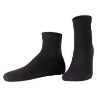 JOOP! Unisex Quarter-Socken, 6er Pack - Premium Essential Organic Cotton Quarter, Logo, einfarbig Schwarz 35-38