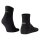 JOOP! Unisex Quarter-Socken, 6er Pack - Premium Essential Organic Cotton Quarter, Logo, einfarbig Schwarz 35-38